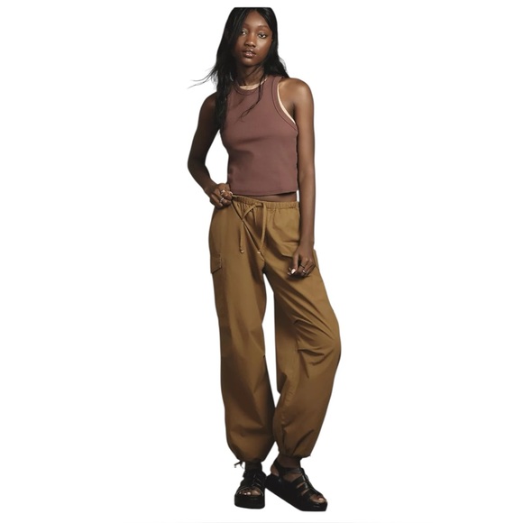 Pilcro Pants - Anthropologie Pilcro Pull On Parachute Pants with Cargo Pockets Womens Size XS